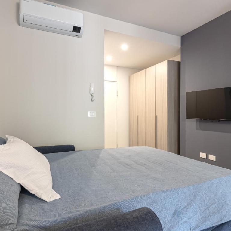 Il Blu monolocale contemporaneo e balcone Bergamo - Apartamento Estudio con balcón - 19