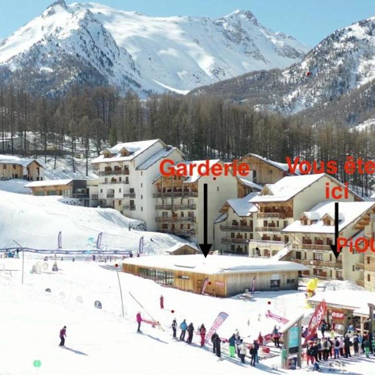 Studio Vue Piste Les Orres 1800 Piscine - Appartamento con 1 Camera da Letto - 13