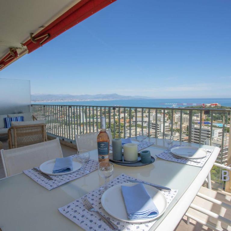 Smart flat in Antibes sea view AC parking and pool - Apartment - 3