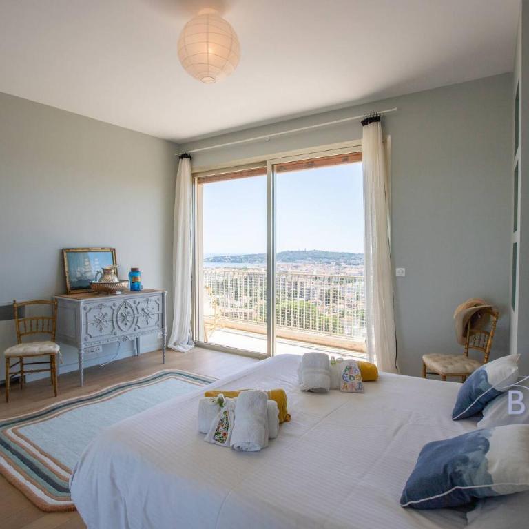 Smart flat in Antibes sea view AC parking and pool - Apartment - 11