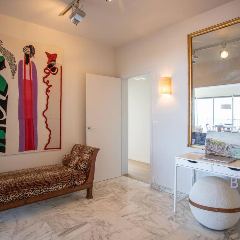 Smart flat in Antibes sea view AC parking and pool - Apartment - 14