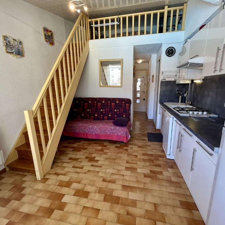 Appartement - studio mezzanine cabine - 4 couchages - CAP D'AGDE CT950-230 - Apartment mit Poolblick - 6