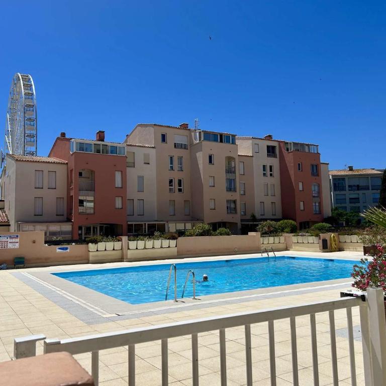 Appartement - studio mezzanine cabine - 4 couchages - CAP D'AGDE CT950-230 - Apartment mit Poolblick - 15