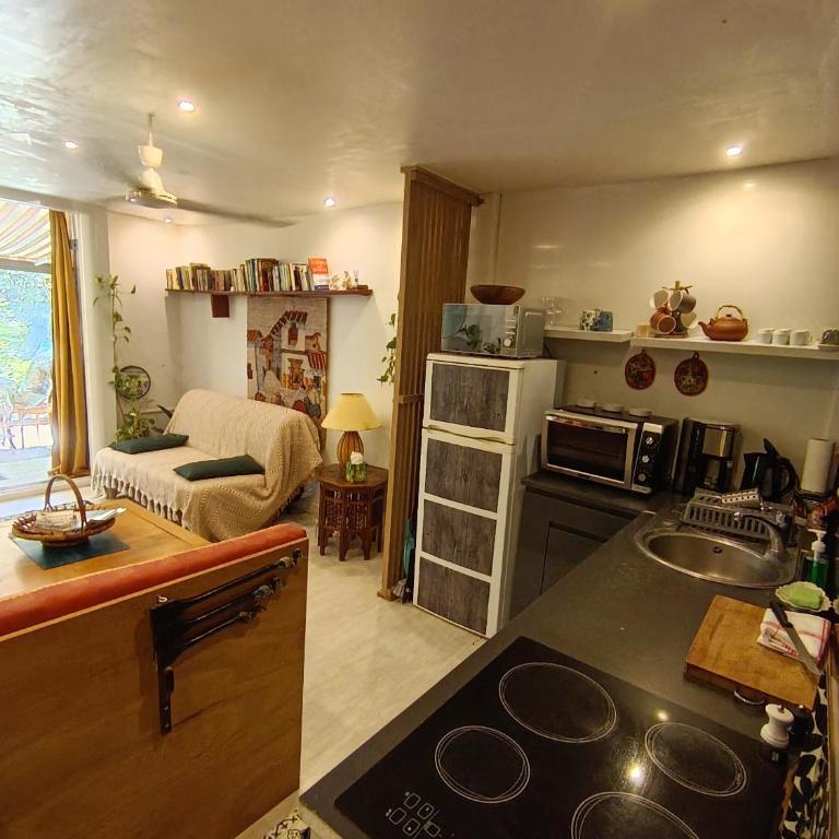 Havre de verdure Antibes Val Claret - Appartement 1 Chambre avec Jardin - 7