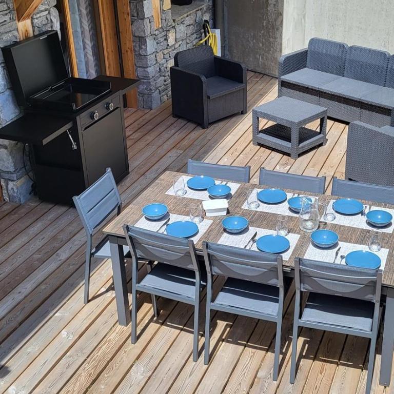 L'Estive en Vanoise, Gite tout confort 6-10 pers, Cœur de station, Terrasse panoramique - Appartement de Grand Standing 4 Chambres - 34