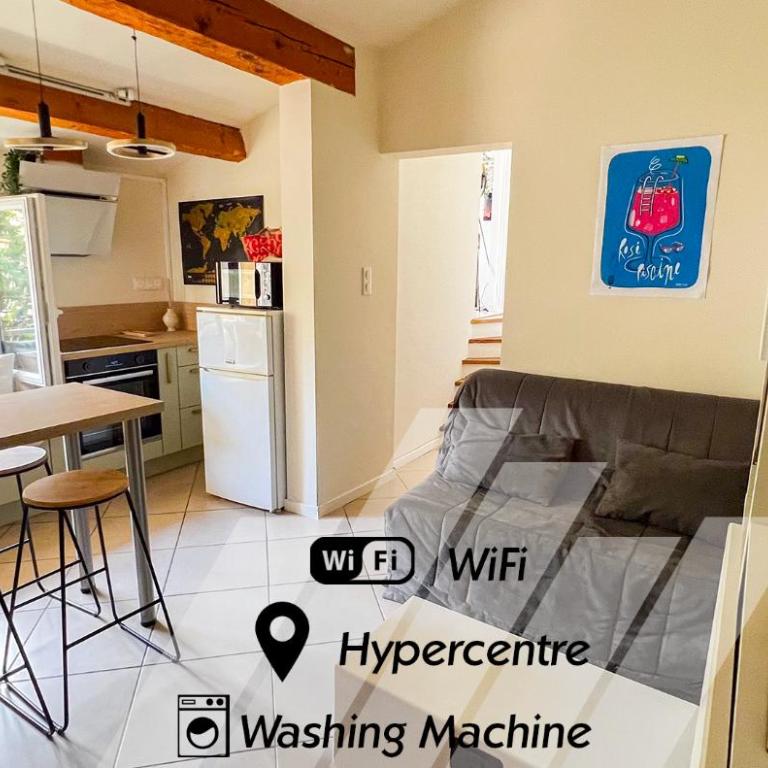 AC - Hypercenter - Close to Place des Corps Saints - One-Bedroom Apartment - 1