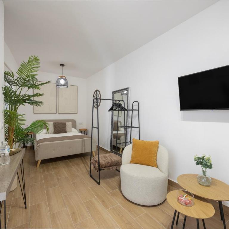 Apartamento Mamalú Jerez - Apartamento de 1 dormitorio con vistas al jardín - 7