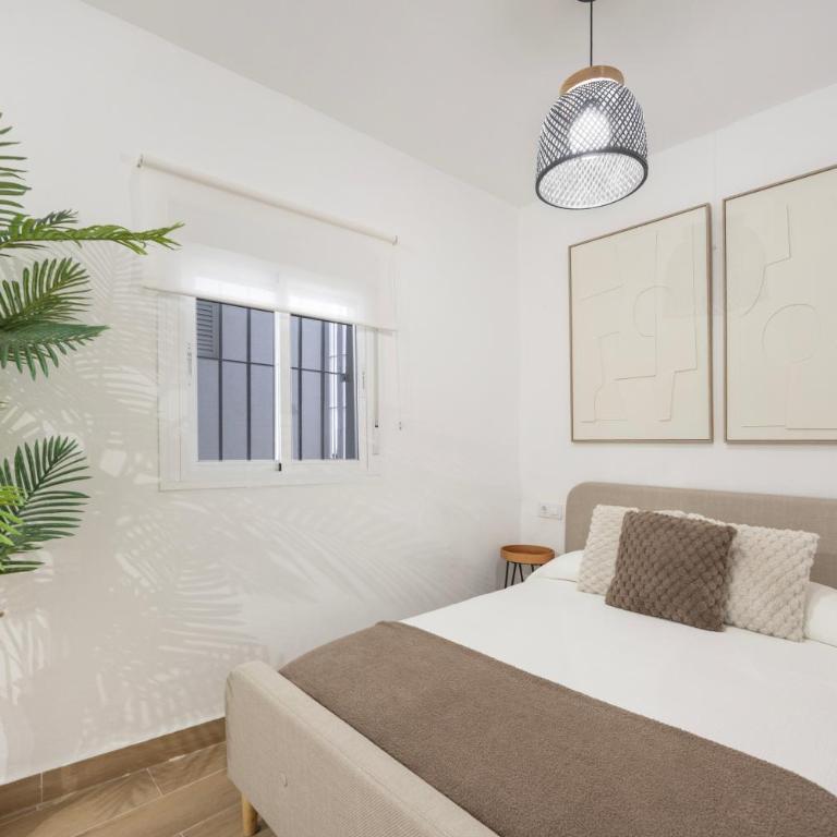 Apartamento Mamalú Jerez - Apartamento de 1 dormitorio con vistas al jardín - 16