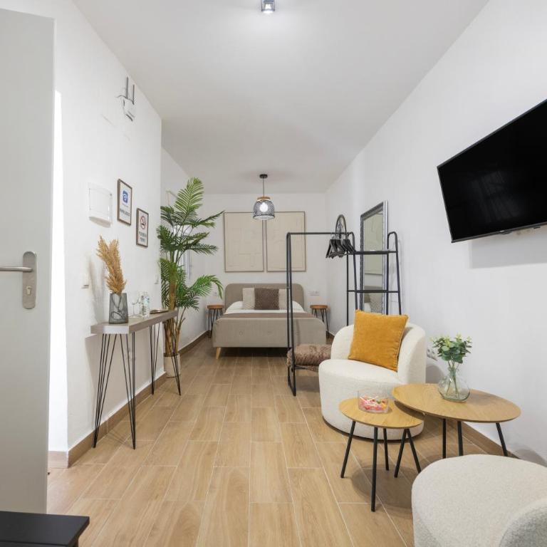 Apartamento Mamalú Jerez - Apartamento de 1 dormitorio con vistas al jardín - 17