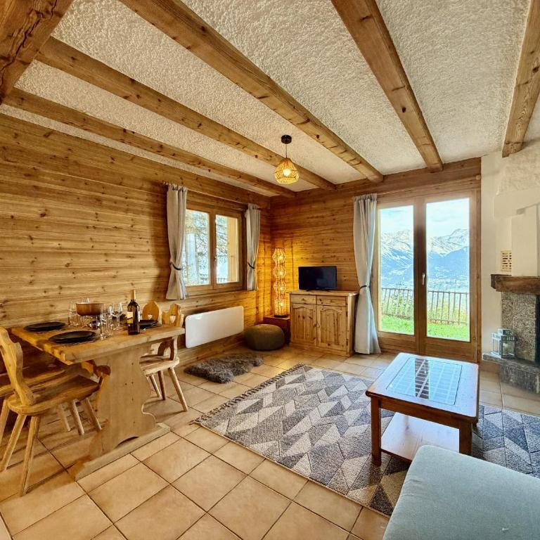 Coppex app dans chalet - SUNNY apartment 5 pers - Apartment mit 2 Schlafzimmern - 31