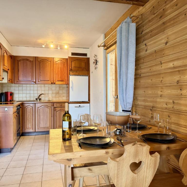 Coppex app dans chalet - SUNNY apartment 5 pers - Apartment mit 2 Schlafzimmern - 2