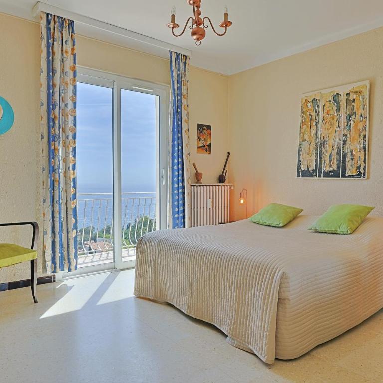 Haut de villa avec piscine privée et vue panoramique mer et Esterel - Apartment mit 3 Schlafzimmern und Meerblick - 13