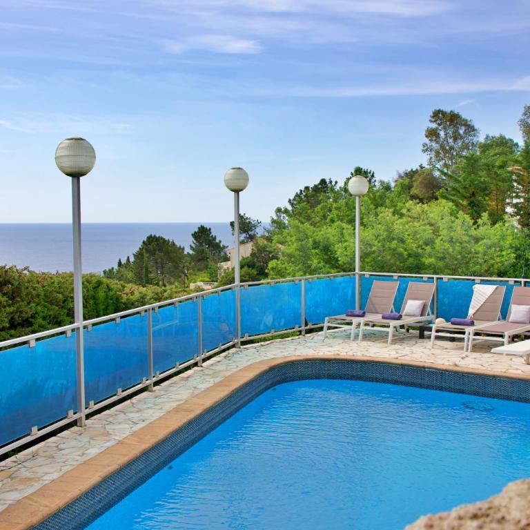 Haut de villa avec piscine privée et vue panoramique mer et Esterel - Apartment mit 3 Schlafzimmern und Meerblick - 20