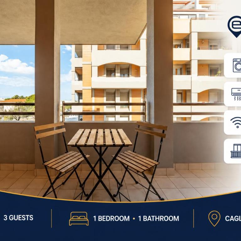 Estay - Poetto 94 - La Casa di Sissy - Appartamento con 1 Camera da Letto - 1