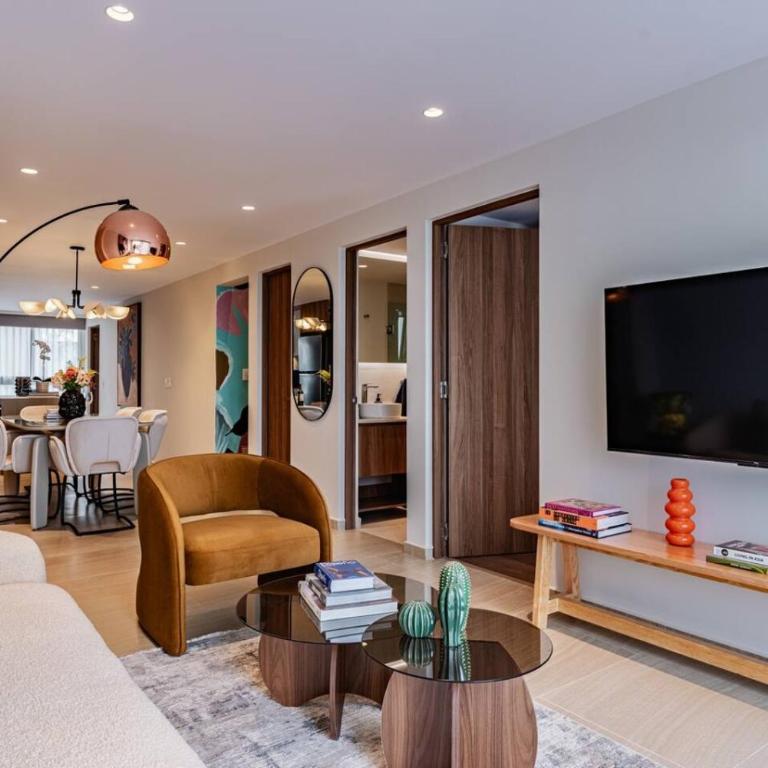 Condesa Penthouse with Rooftop Terrace and BBQ - Appartement - 2