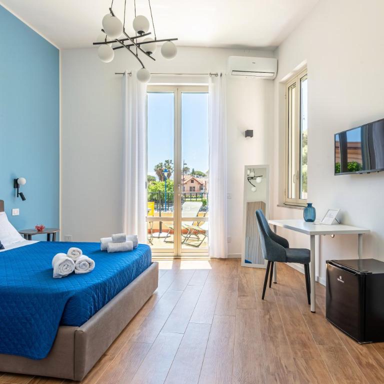 La Terrazza Del Sole di Mondello - Deluxe Doppelzimmer mit Balkon und Meerblick - 18