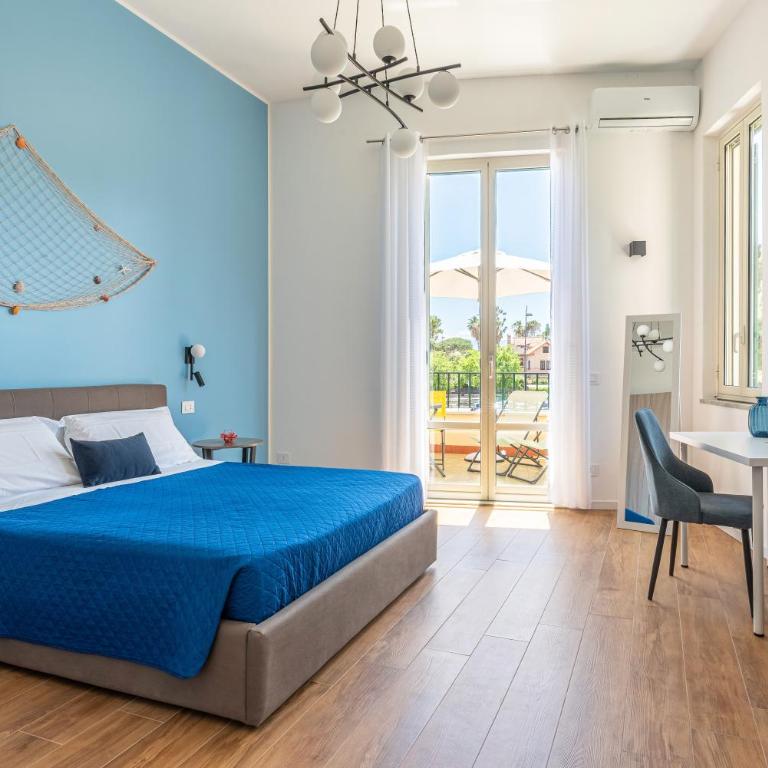 La Terrazza Del Sole di Mondello - Deluxe Doppelzimmer mit Balkon und Meerblick - 24