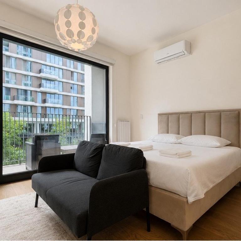 BW Dream Belgrade Waterfront Studio - Studio mit Kingsize-Bett - 2