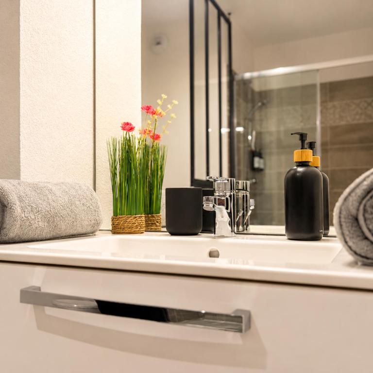 " Coeur Jolimont " Terrasse - WIFI - Linge fourni - Apartment mit 1 Schlafzimmer - 16