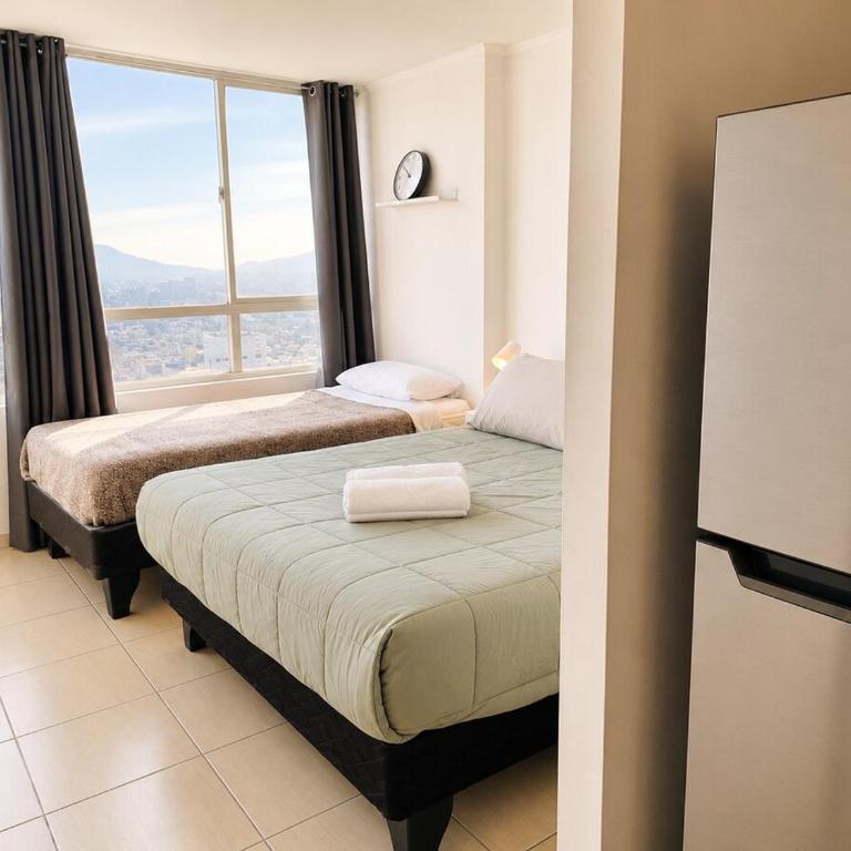 Moderno Home Studio 3 Huéspedes Vista & Metro - Apartamento de 1 dormitorio - 2