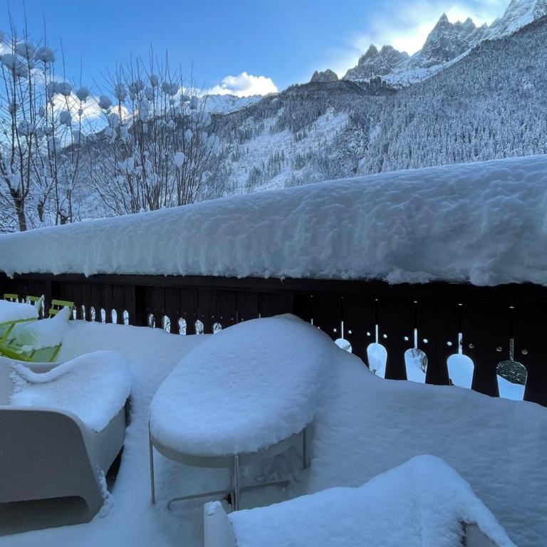 In the Heart of Chamonix duplex view Mont-Blanc - Appartement - 13