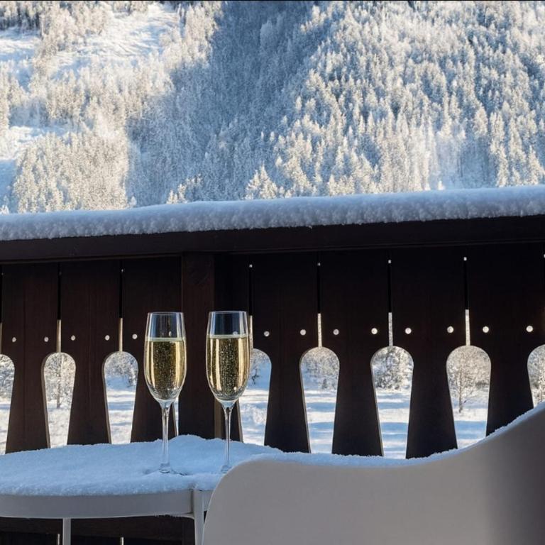 In the Heart of Chamonix duplex view Mont-Blanc - Appartement - 9