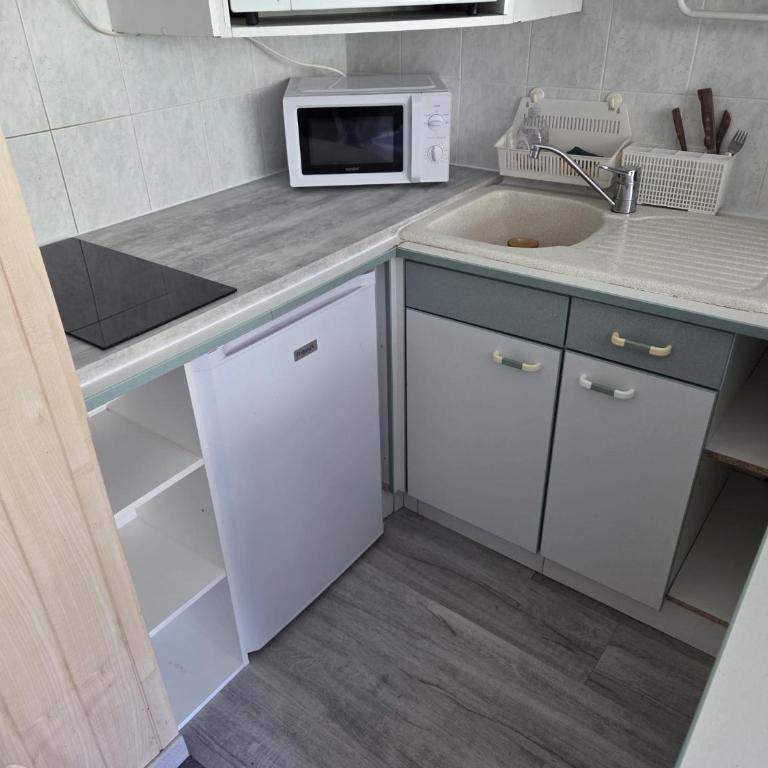 Studio 30m2 pour 4 pers La Mongie avec canape-lit et lit superposé - Appartement avec Balcon - 10