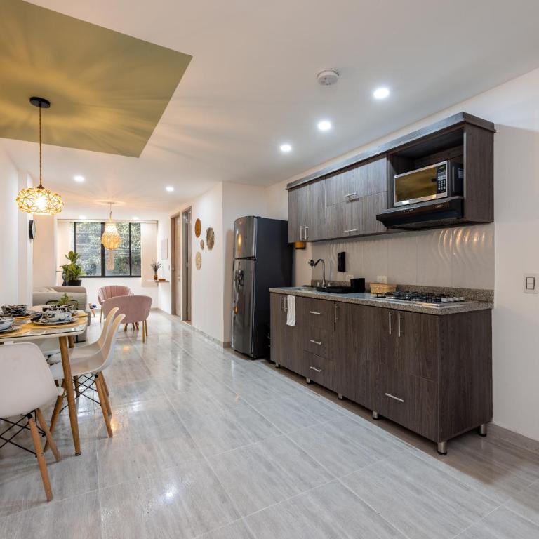 AC -8 personas - 201 Cinque, cerca al Estadio - Three-Bedroom Apartment - 47