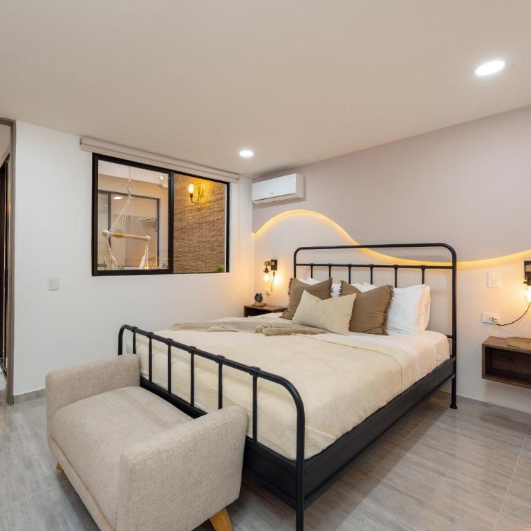 AC -8 personas - 201 Cinque, cerca al Estadio - Three-Bedroom Apartment - 57