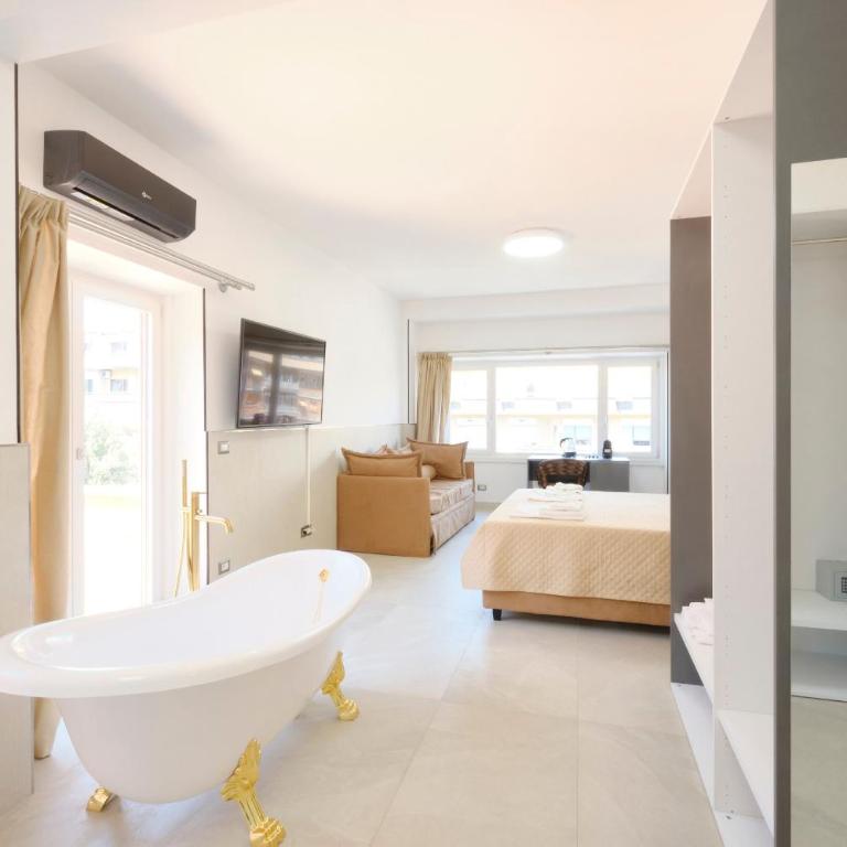 Luxury Vatican Suites - Camera Tripla Deluxe - 4