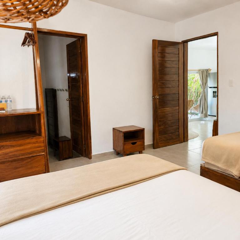 Hotel CasaBakal - A pie de Laguna - Bacalar - Estudio Cuádruple - Frente al lago - 5