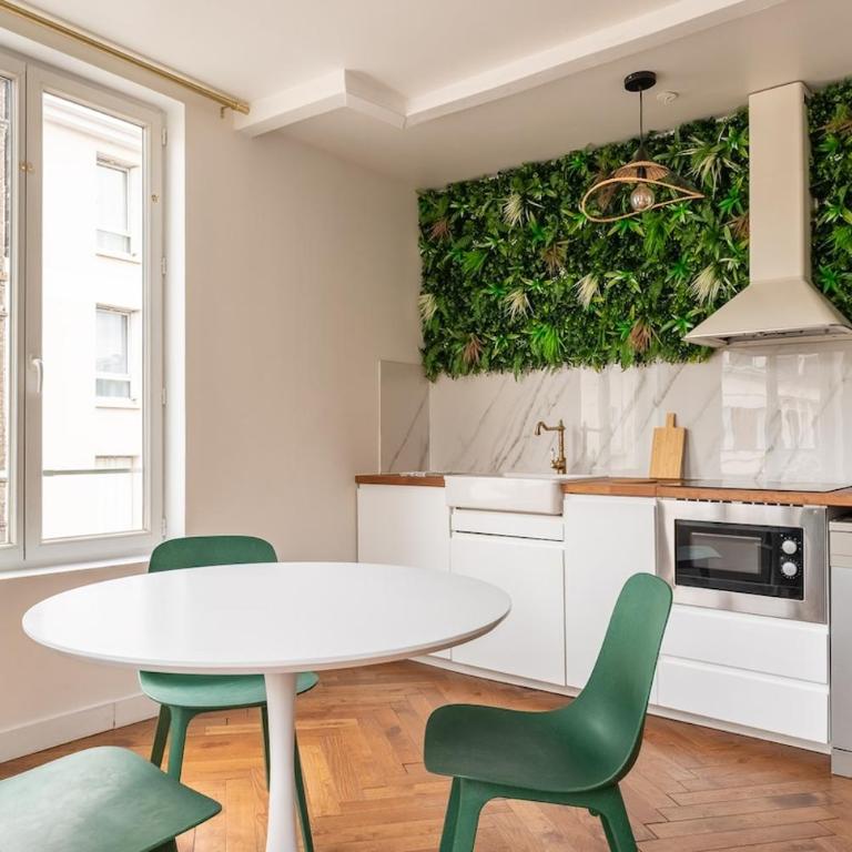 Jungle Chic Centre Rouen Wi-Fi Cuisine équipée - Apartamento de 1 dormitorio - 10