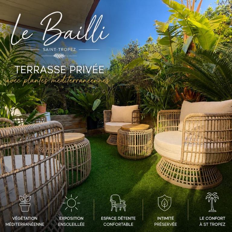 Saint Tropez centre parking et jardin privé inclus - Appartement avec Terrasse - 21