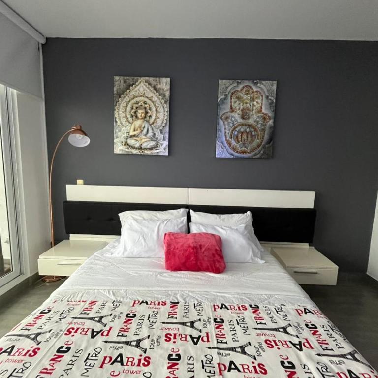 Cartagena Colombia 2hab 3bñ piscina jacuzzi parking playa morros - Two-Bedroom Deluxe Apartment with Balcony - 16
