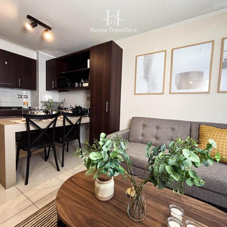 HT Cozy Depto En Temuco for 3 guests - Two-Bedroom Apartment - 5