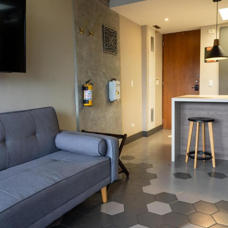 Moderno Apt, El Poblado cerca Provenza, AC, Vista, Wifi - One-Bedroom Apartment - 27