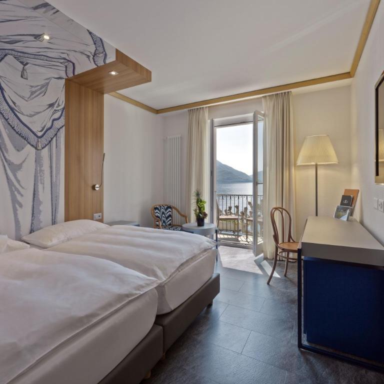 Albergo Carcani by Ketty & Tommy - Camera Doppia con Letti Singoli con Balcone e Vista Lago - 3