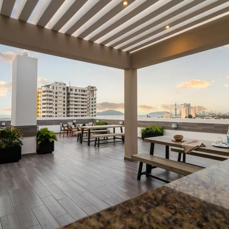 Depa Amplio Vista al Mar Cerca del Malecón - Appartement 3 Chambres - 5