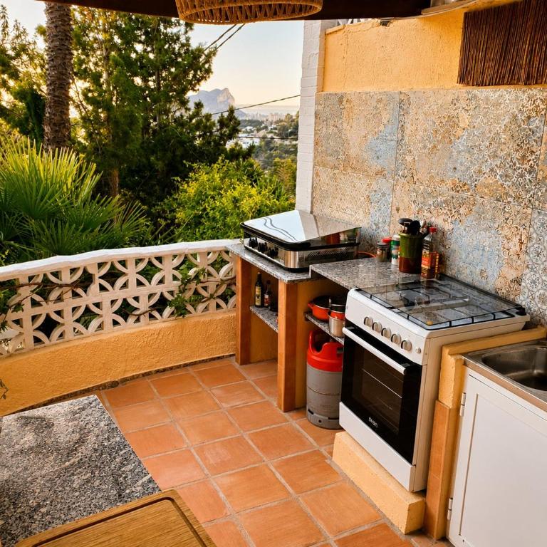 Vista al mar, piscina vallada, cocina de verano, A/A, wifi - Villa with Sea View - 50