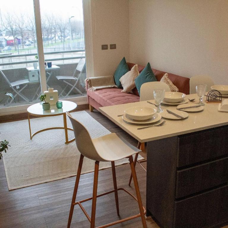 Depto. en condominio, con estacionamiento y wifi - Apartamento de 1 dormitorio - 12