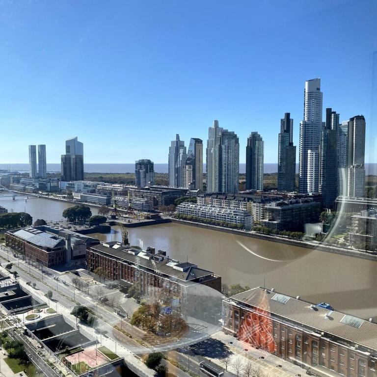 The best Puerto Maderos view from a 23rd floor - One-Bedroom Apartment - 24