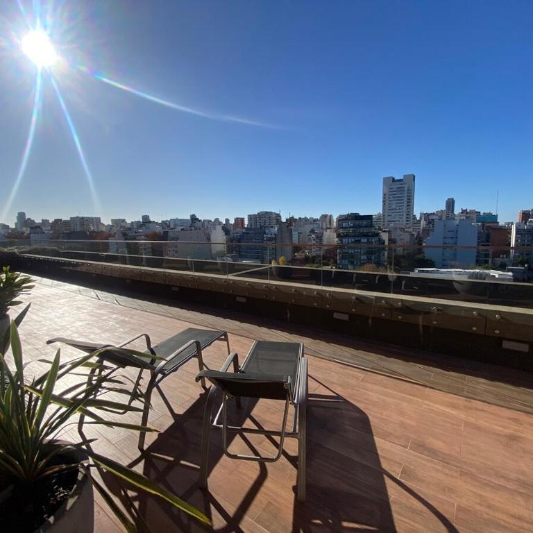 Apartment in central Palermo, BsAs, full amenities - One-Bedroom Apartment with Balcony and City View - 20