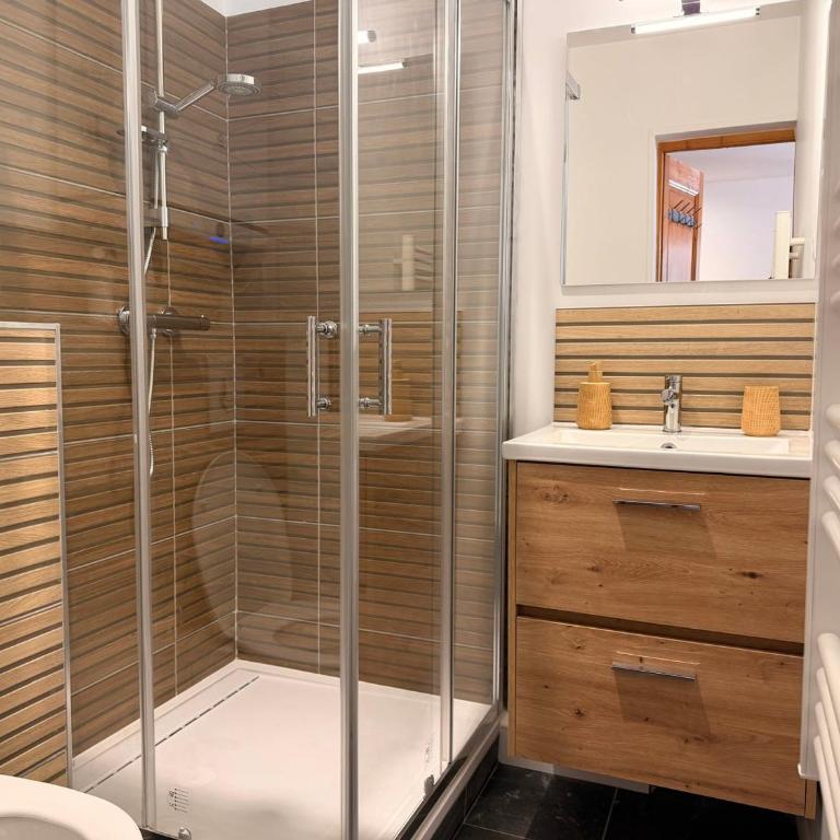 Chalet neuf avec balcon, parking privé, à Pralognan - FR-1-464-254 - Apartment - 6