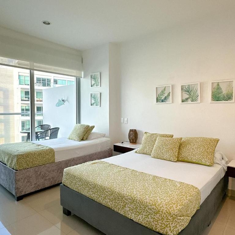 Bello apartamento con salida directa a la playa - Two-Bedroom Apartment - 4