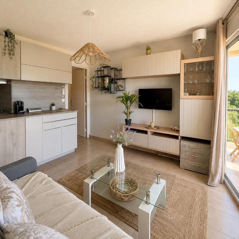 TERRASSE FACE À LA MER, proche de tout,climatisé au calme - Apartment mit 1 Schlafzimmer - 3