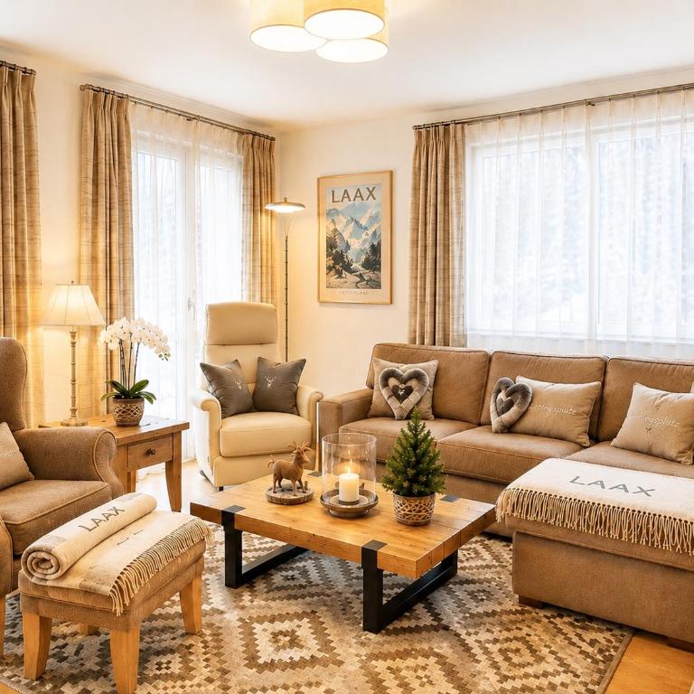 Laax Cozy Apartment - Ski Bus - Fireplace - Apartment mit Gartenblick - 3