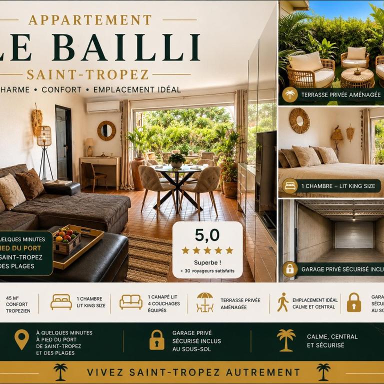 Saint Tropez centre parking et jardin privé inclus - Appartement avec Terrasse - 3