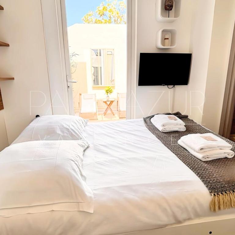 Proche gare, 5 min Plage du Midi, Studio, Terrasse - Palmazur Vacances - Studio avec Balcon - 10
