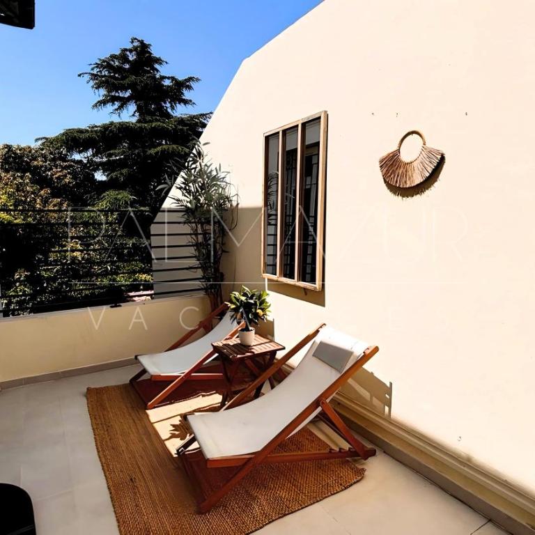 Proche gare, 5 min Plage du Midi, Studio, Terrasse - Palmazur Vacances - Studio avec Balcon - 23