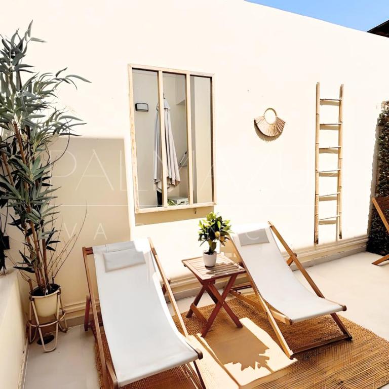 Proche gare, 5 min Plage du Midi, Studio, Terrasse - Palmazur Vacances - Studio avec Balcon - 19